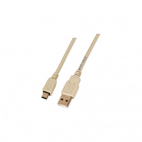 "EFB USB2.0 Anschlusskabel A-Mini B (5polig), St.-St., 0,5m, grau, Classic"