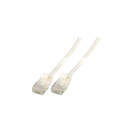 "EFB RJ45 Patchkabel Cat.6A U/UTP TPE 3,6mm ultraflex schwarz 0,15m"