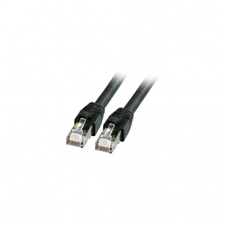 "EFB RJ45 Patchkabel Cat.8.1 S/FTP LSZH BC schwarz 10m"
