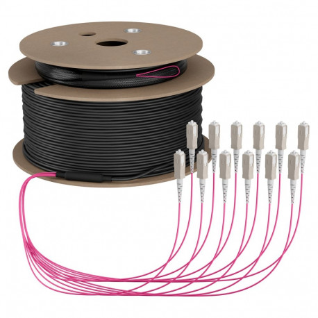 "EFB Trunkkabel U-DQ(ZN)BH OM4 12G (1x12) SC-SC 90m Dca LSZH"