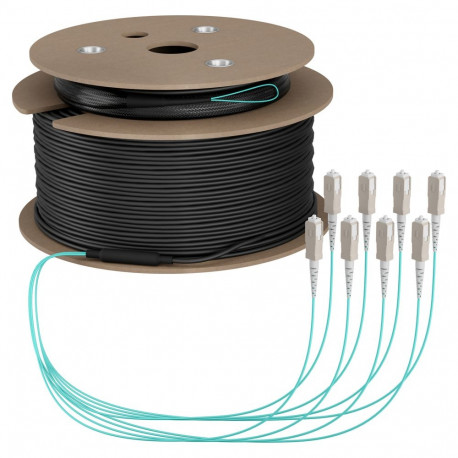 "EFB Trunkkabel U-DQ(ZN)BH OM3 8G (1x8) SC-SC 80m Dca LSZH"