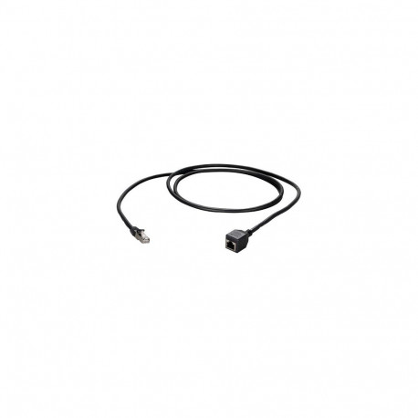"EFB RJ45 Patchkabelverl. Cat.6A S/FTP LSZH AWG26 schwarz 3m"