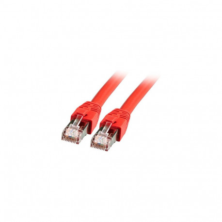 "EFB RJ45 Patchkabel Cat.8.1 S/FTP LSZH BC rot 0,5m"