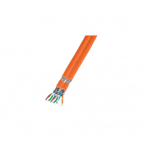 "EFB Duplex LAN Cat.7 1000 AWG23 S/FTP, 2x4P CPR Dca, orange, 100m"