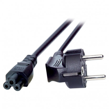 "EFB Netzleitung Schutzkontakt 90 - C5 180, schwarz, 1,8 m, 3 x 0,75 mm"