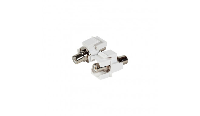 EFB keystone integreeritav cinch-adapter, valge