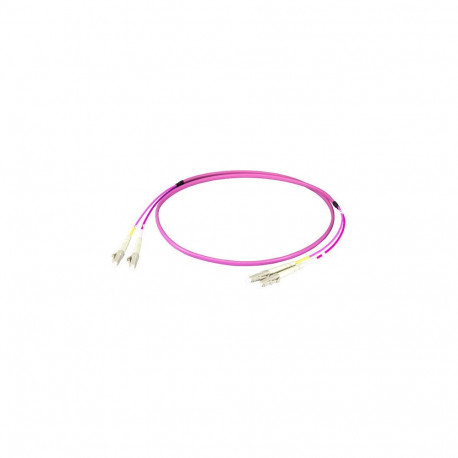 "EFB Duplex Patchkabel Flat-Twin LC-LC OM4 1m LSZH 3x5mm erikaviolett"
