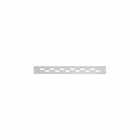 "EFB Frontblende 6 x SC Duplex/LC Quad horizontal grau"