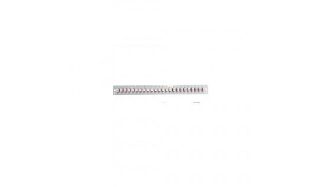 EFB esipaneel 24× LC duplex-adapteritega OM3, hall
