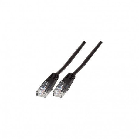 "EFB Modularkabel RJ45 (8/4) - RJ45 (8/4), vergossen, schwarz, 0,5 m"