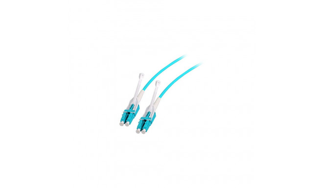EFB duplex patchkaabel LC-LC push/pull OM3 2m LSZH 3mm, aqua
