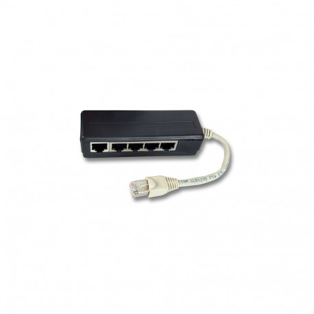 "EFB ISDN 5-fach Adapter, RJ45 Stecker / 5 x RJ45 Buchse, terminiert"