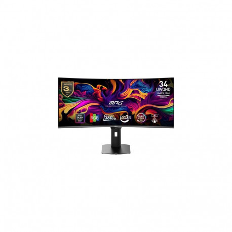 MSI MPG 341CQRDE QD-OLED X36 computer monitor 86.4 cm (34") 3440 x 1440 pixels UltraWide Qu
