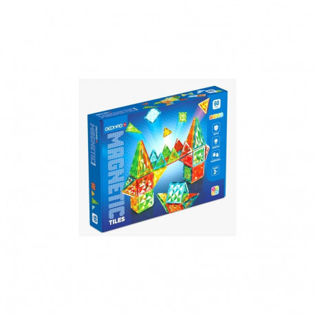 Geomag Magnetic Tiles Gems 60 Building set