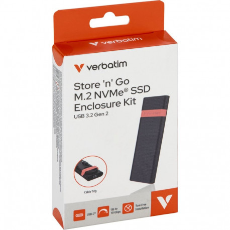 Verbatim turvaline korpuskomplekt klahvistikuga 2,5 USB 3.2 Gen 2