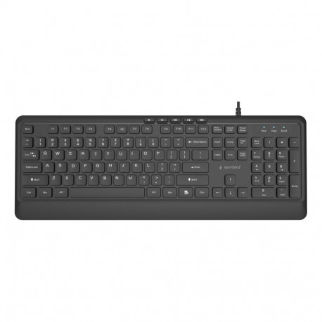 Gembird KEYBOARD MULTIMEDIA USB ENG/BLACK KB-MCH-05