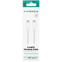 Vivanco kaabel USB-C - USB-C LongLife Charging 1,5m, valge (62398) (avatud pakend)