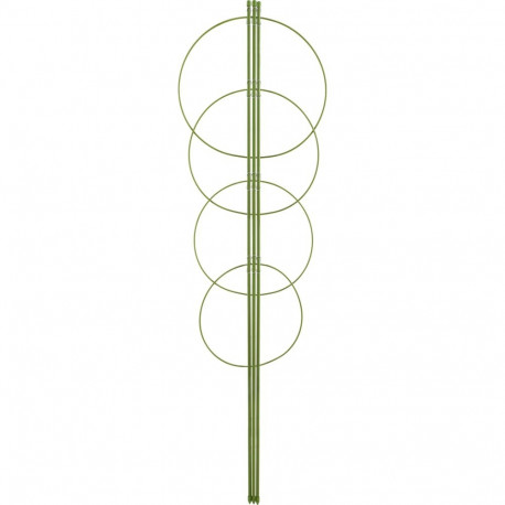Garden plant support rings, 4 rings 1m BIOOGROD 721310, 100 cm height, 31 cm width