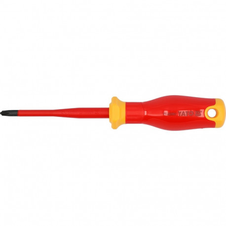 Insulated Electrician's Screwdriver SL/PH2 100 mm YATO YT-282661 VDE 1000 V Extra Slim
