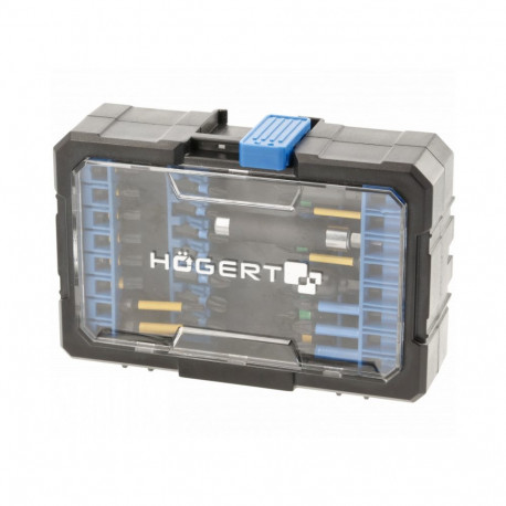 Hogert löögiotsikute komplekt HT1S802, 32 tk, 1/4 tolli, S2 teras, magnetilised otsad, uus, plastpak