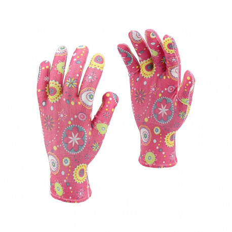 GARDEN GLOVES TYPE: A SIZE: 8" 74117 FLO