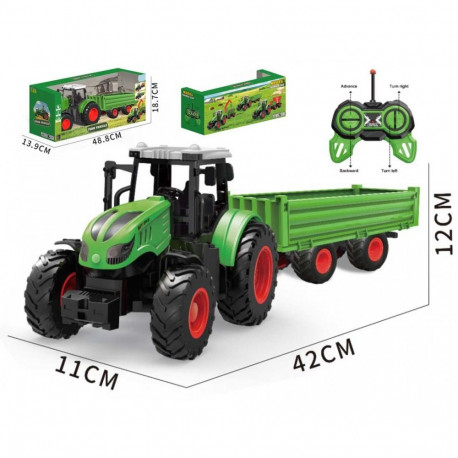 Traktor r/c z przyczepą