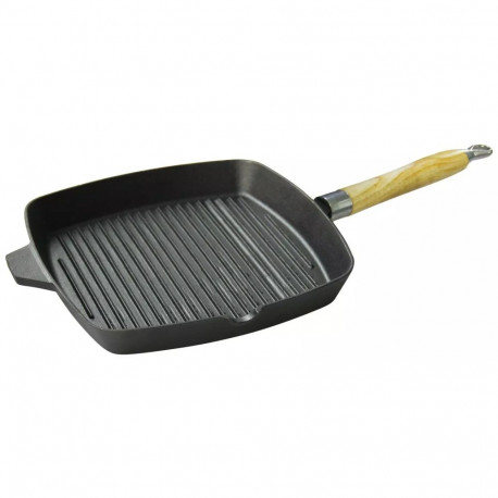 Patelnia grillowa, żeliwo, 26x26cm kinghoff