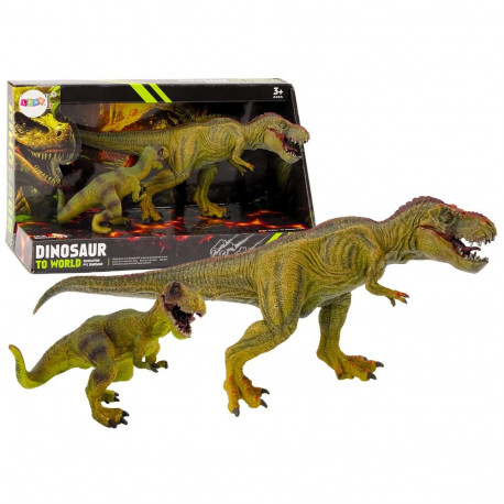Zestaw Figurki Dinozaurów Tyranozaur Z Małym Realistyczne 2 el.
