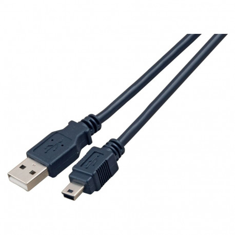 EFB USB2.0 kaabel A-pistik Mini B-pistik 5polig klassikaline 1,5m, must