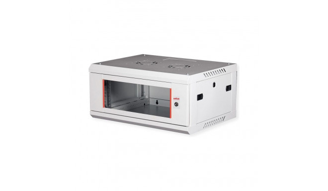 ROLINE 19-tolline seinakapp Basic Plus 4HE, 600x450 BxT, hall
