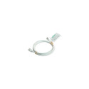 "ROLINE GREEN U/FTP Patchkabel Cat.6A (Class EA), LSOH, slim, wei, 0,3 m"