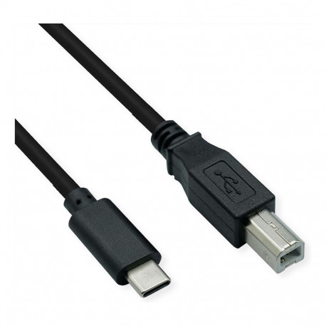 "ROLINE USB2.0 KABEL TYP C-B 1 8M"