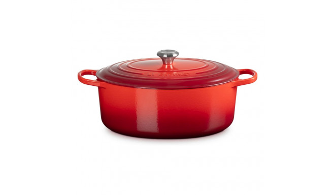 "Le Creuset Bräter 35cm, kirschrot"