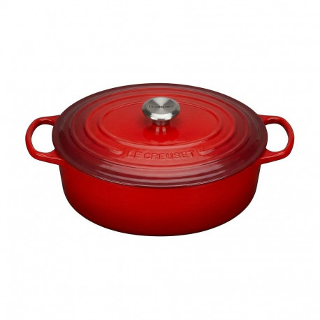 "Le Creuset Signature Bräter oval 31 cm kirschrot"