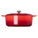 "Le Creuset Bräter 35cm, kirschrot"