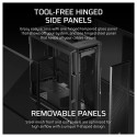"CORSAIR Midi 5000T (Tempered Glass) Black"