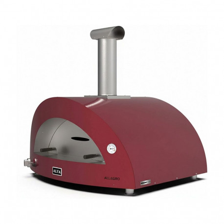"Alfa Forni Moderno 5 Pizze Hybrid Antik Rot"