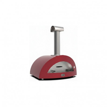 "Alfa Forni Moderno 5 Pizze Holz Antik Rot"