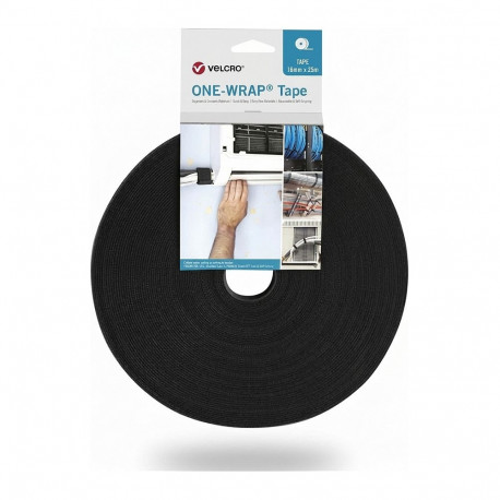 Velcro One-Wrap must lihtne kaablihoidik 16 x 70 mm