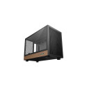 DeepCool CH260 WOOD Micro Tower Black, Wood