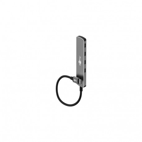 Goobay 79160 interface hub USB 3.2 Gen 1 (3.1 Gen 1) Type-C 5000 Mbit/s Grey