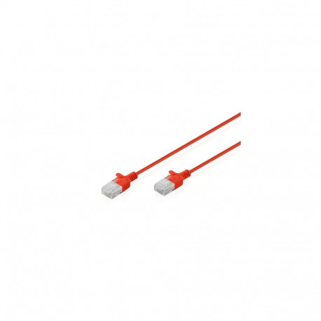 Digitus CAT 6 U-UTP Slim patch cable, 5 m, red