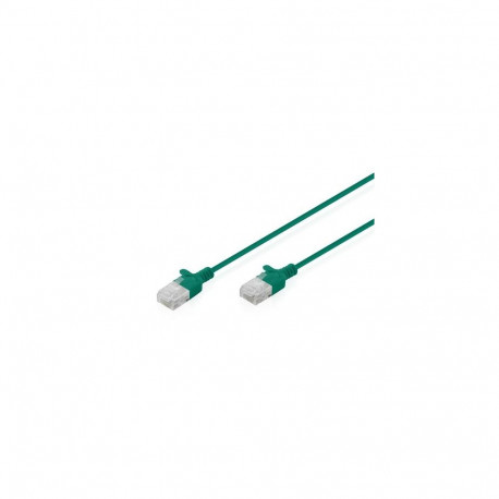 Digitus CAT 6 U-UTP Slim patch cable, 5 m, green