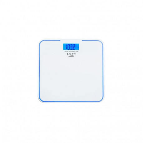 Adler AD 8183 personal scale Square Blue, White Electronic personal scale