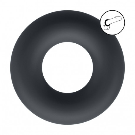 Liquid Silicone Cockring - S - Black