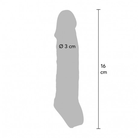 Pikendusvarrukas TPE keskmine 16cm