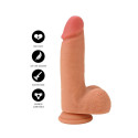 Realistic dildo vedelast silikoonist 16cm
