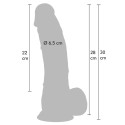 Realistic dildo PVC 28cm