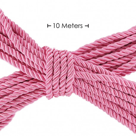Polüesterist bondaažnöör 32.8ft / 10m, roosa