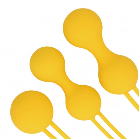 Kegel pallikomplekt, sidrunikollane